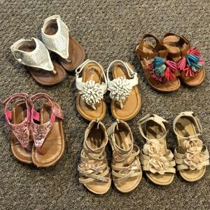 Bundle of size 6 sandals